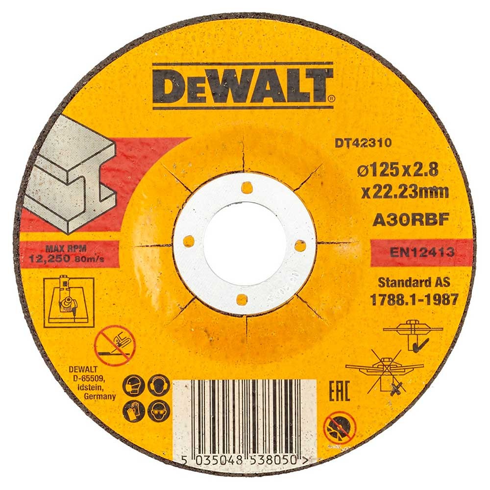 Круг отрезной по металлу DeWalt INDUSTRIAL DT42310Z 125х2.8х22.2мм