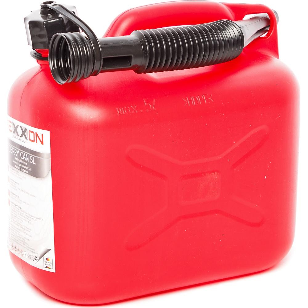 Канистра Rexxon для бензина пластиковая 5л