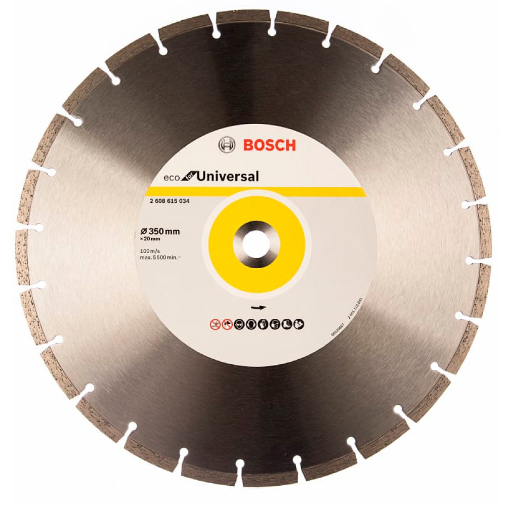 Диск алмазный по бетону Bosch ECO Universal 350x20мм (034)