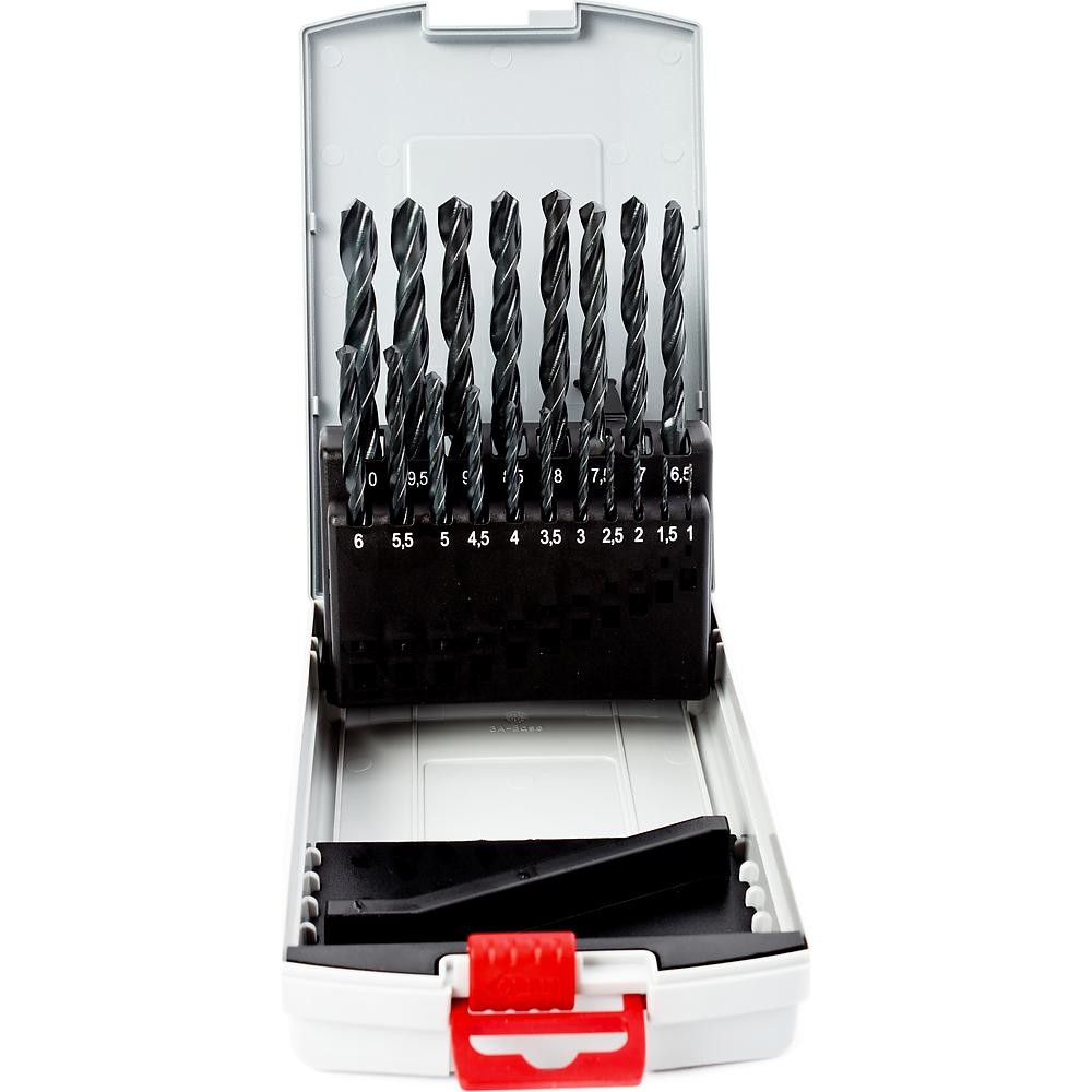 Набор сверл по металлу Bosch Pro Box HSS-R 1–10мм 19шт (012)