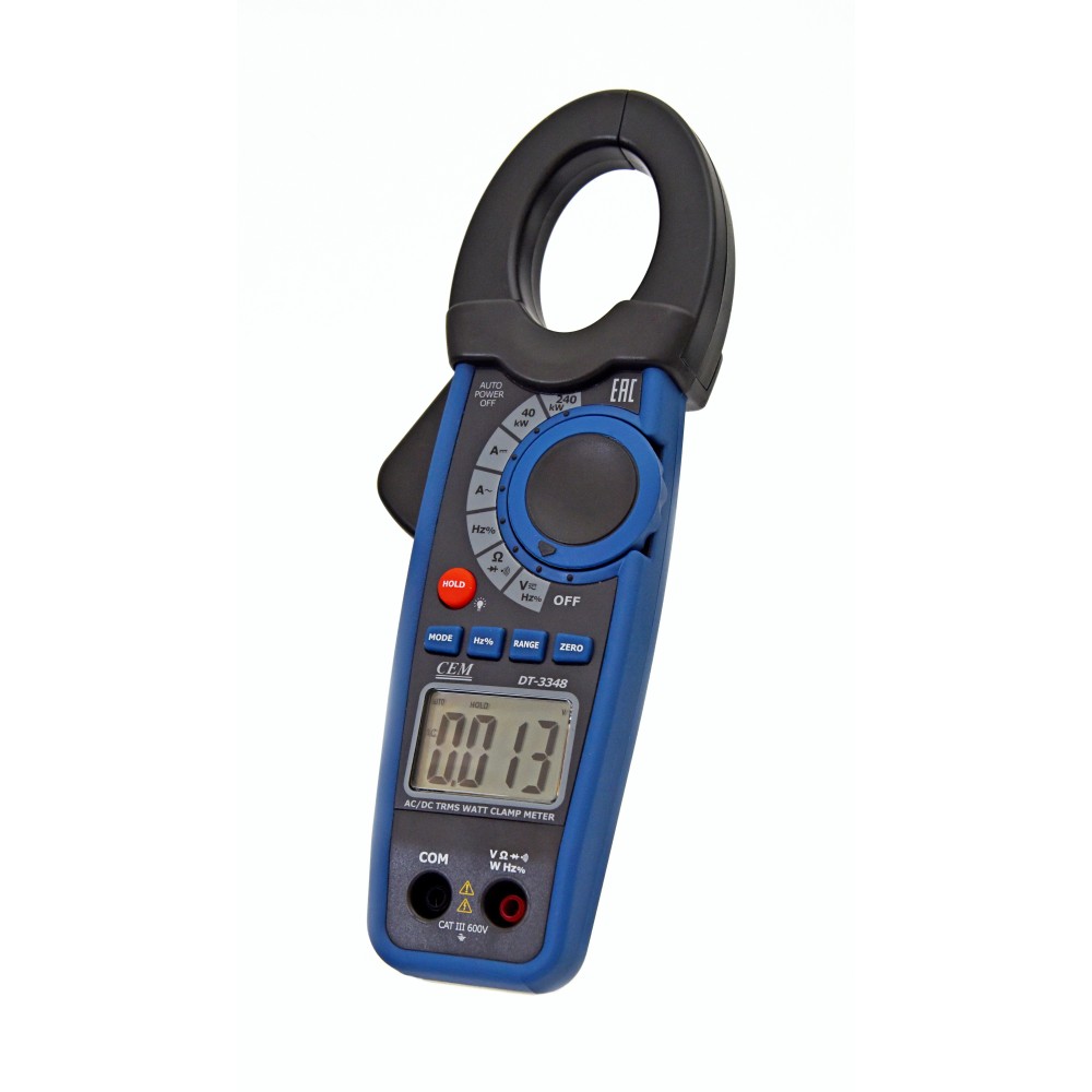 Клещи электроизмерительные, ваттметр СЕМ DT-3348