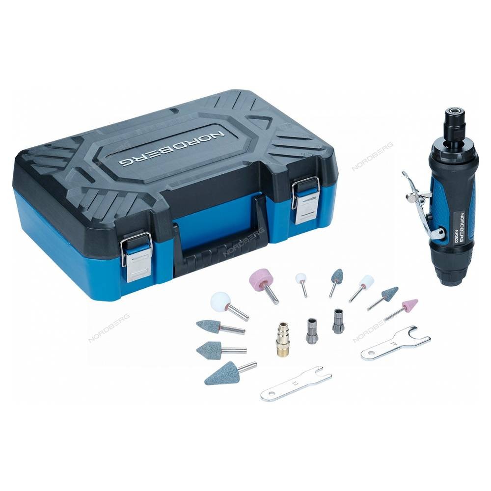 Пневмобормашинка с комплектом насадок NORDBERG NP3022K