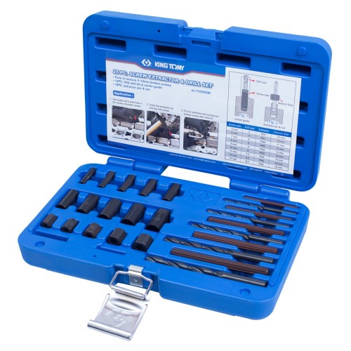 Набор экстракторов и свёрел (25 предметов) KING TONY