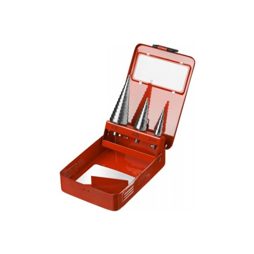 4-30 мм, 3 шт, сталь Р4М2, набор ступенчатых сверл (29665-4-30-H3)