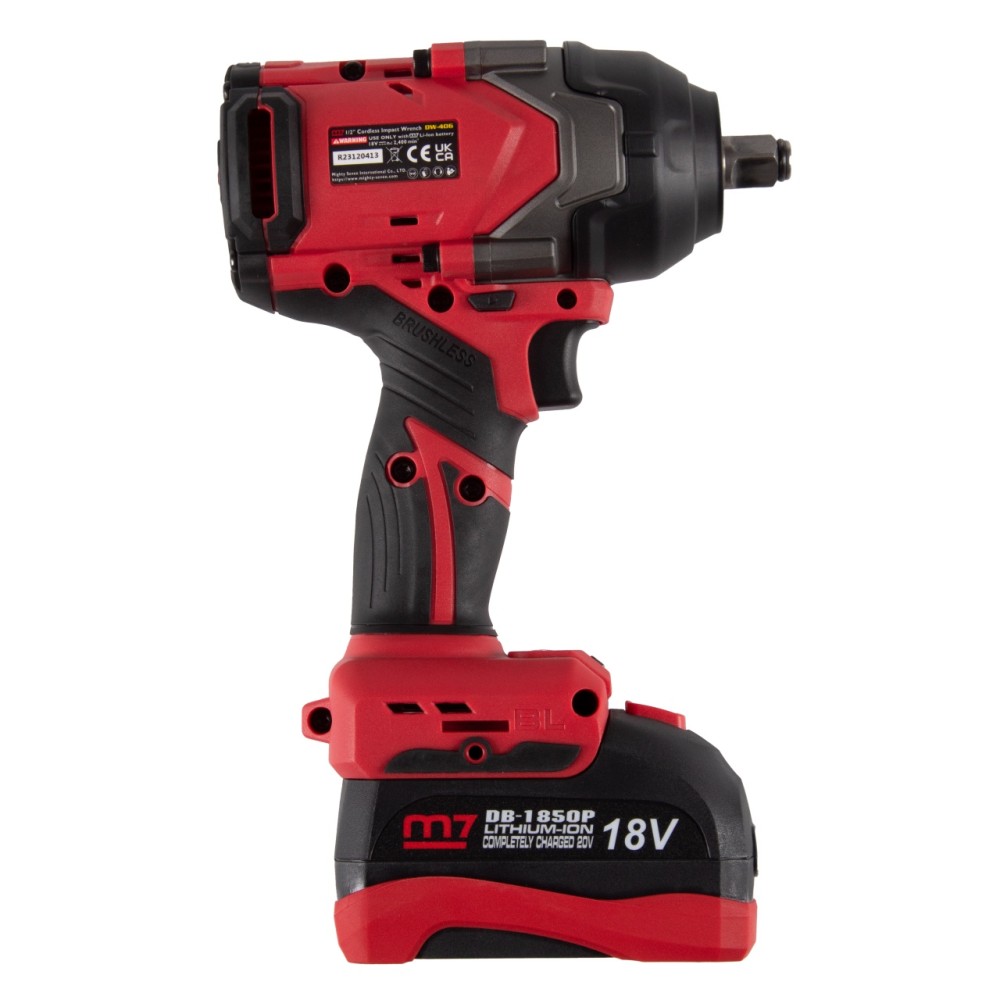 Гайковерт аккумуляторный ударный 1/2", 1600 Нм, 18 В MIGHTY SEVEN DW-406A