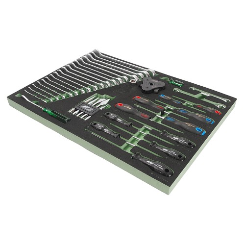 Набор инструментов 40 предметов слесарно-монтажный в ложементе JTC-US2040