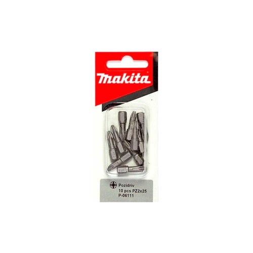 Набор бит Makita P-06111 PZ2х25мм 10шт