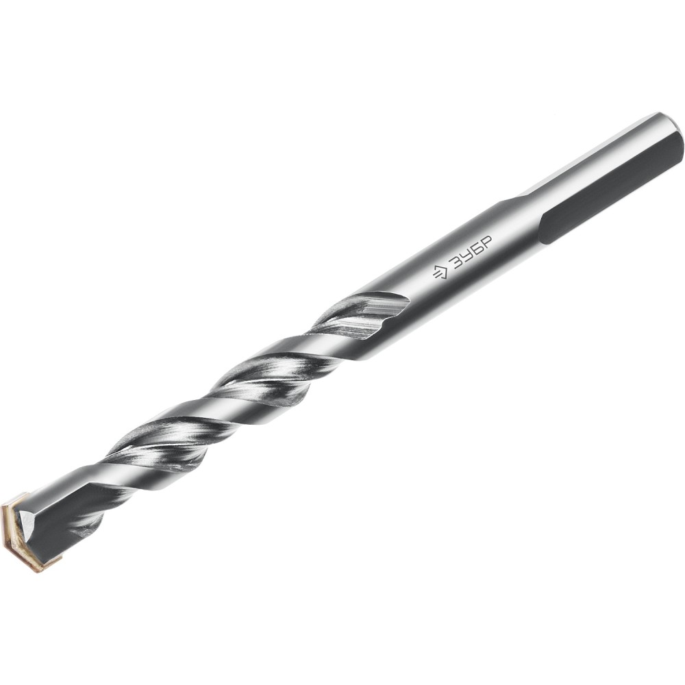 ЗУБР 7 x 100 мм, трехгранный хвостовик, сверло по бетону усиленное, Профессионал (2916-100-07)