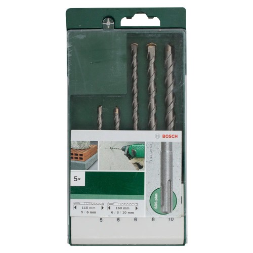 Набор буров SDS-PLUS Bosch 5шт 5-10мм (541)
