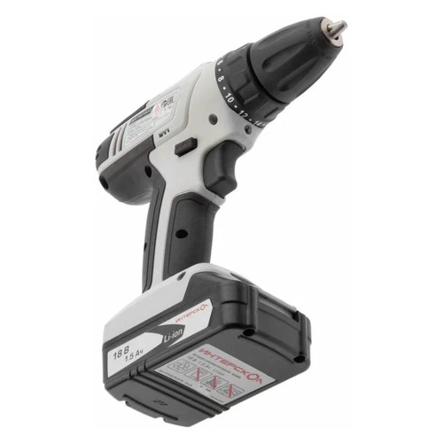 Аккумуляторная дрель-шуруповерт ИНТЕРСКОЛ ДА-10/18Л2 АПИ