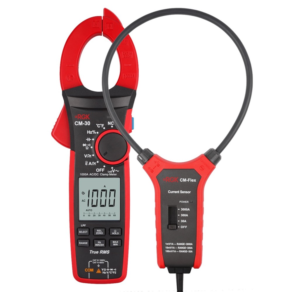 Клещи токоизмерительные RGK CM-30 + Токовый датчик RGK CM Flex