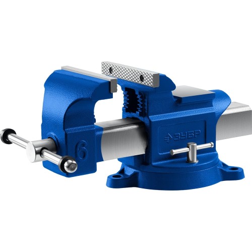 ЗУБР 150 мм, высокоточные слесарные тиски, Профессионал (32703-150)