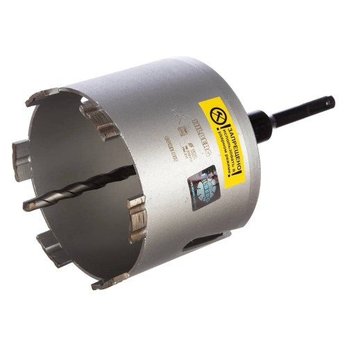 Коронка алмазная SDS-plus Hilberg Laser 112мм М16 (HM211)