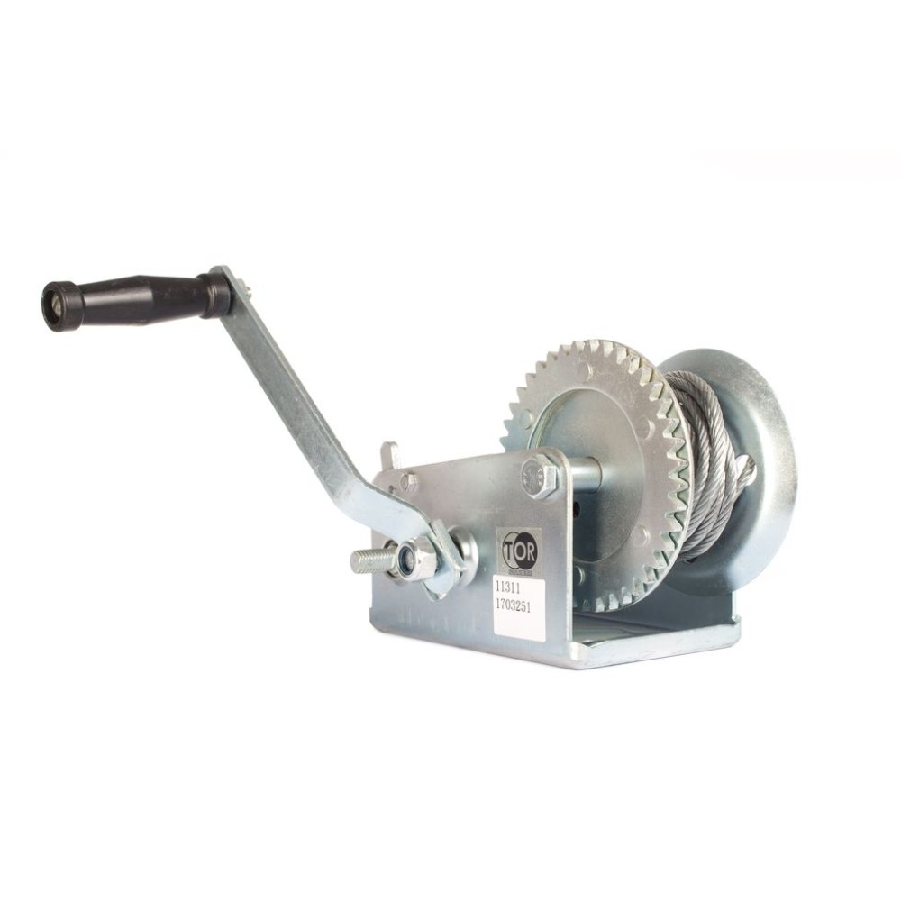 Лебедка ручная TOR ЛФ-2500 (FD) г/п 1,0 т, длина троса 10 м