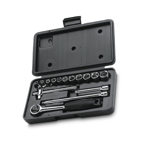 Набор торцевых головок 1/4" (15 предметов) -метрический STANLEY 0-86-775