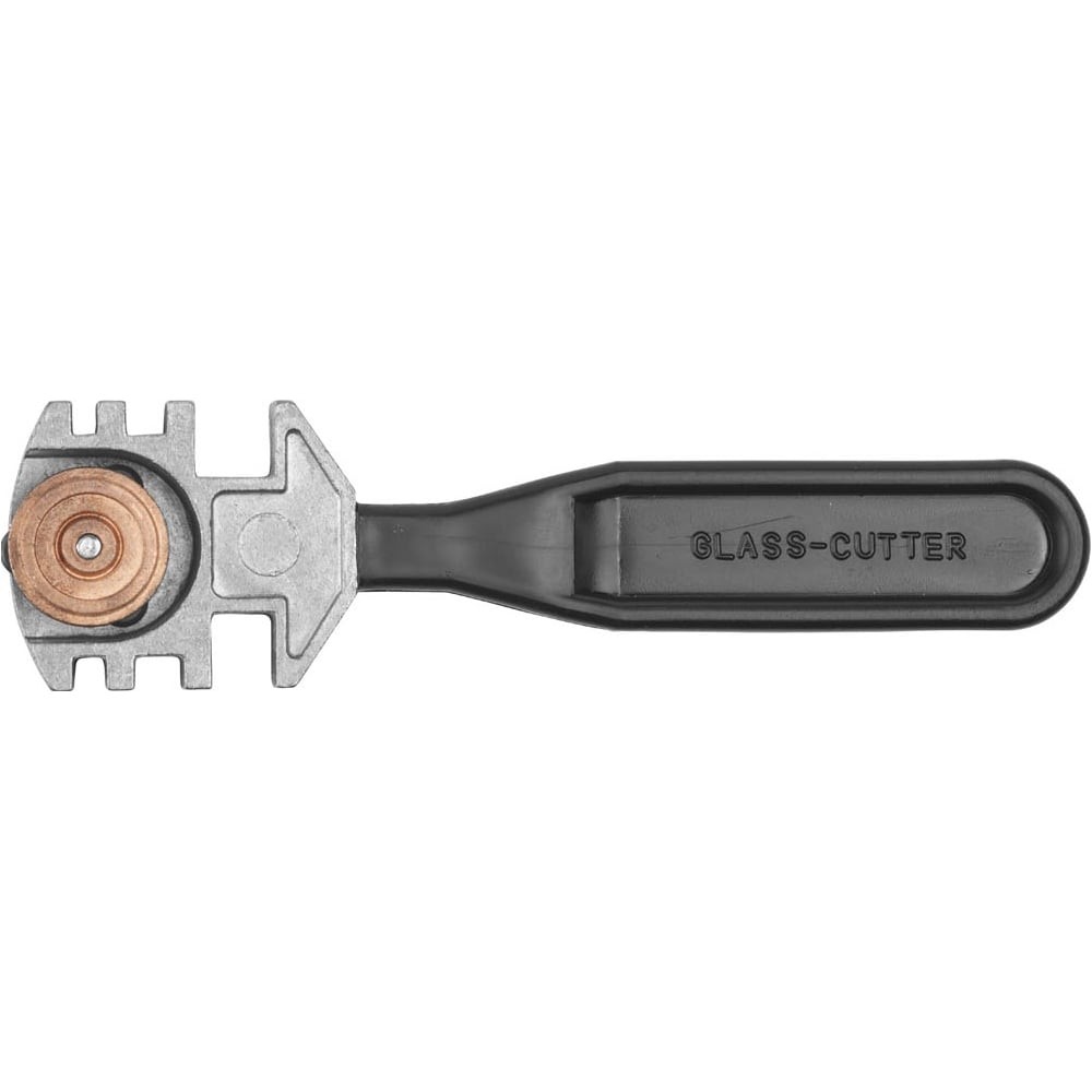ЗУБР 3 режущих элемента, пластмассовая рукоятка, роликовый стеклорез (3360)