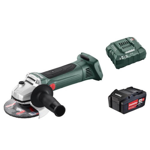 Машина шлифовальная угловая аккумуляторная Metabo W 18 LTX 125 + ЗУ ASC55