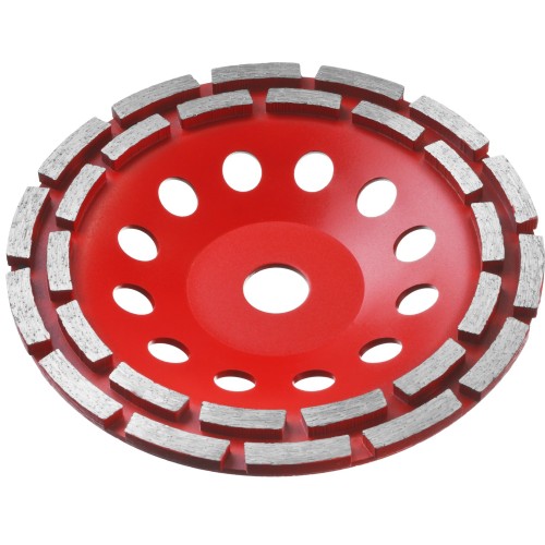 ЗУБР d 180 мм, двухрядная алмазная шлифовальная чашка (33376-180)