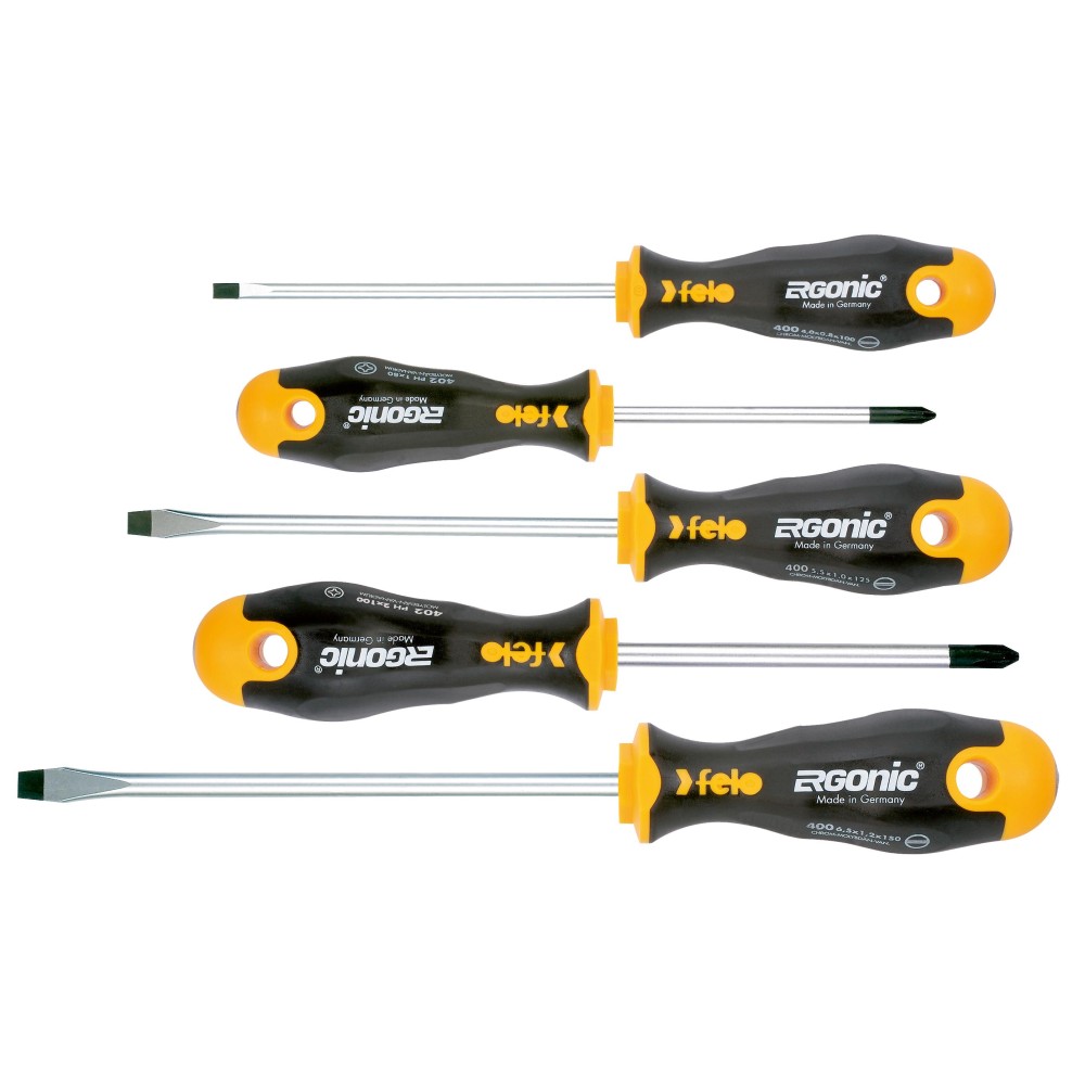 Набор отверток Ergonic 5 шт, Felo 40095118