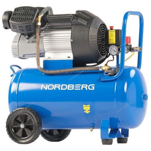 Компрессор поршневой V-образный 220В, ресив. 50л, 360л/мин NORDBERG NCE50/360V