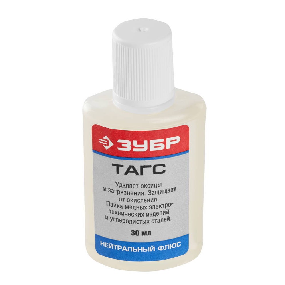 ЗУБР 30 мл, нейтральный флюс, тагс (55479-030)