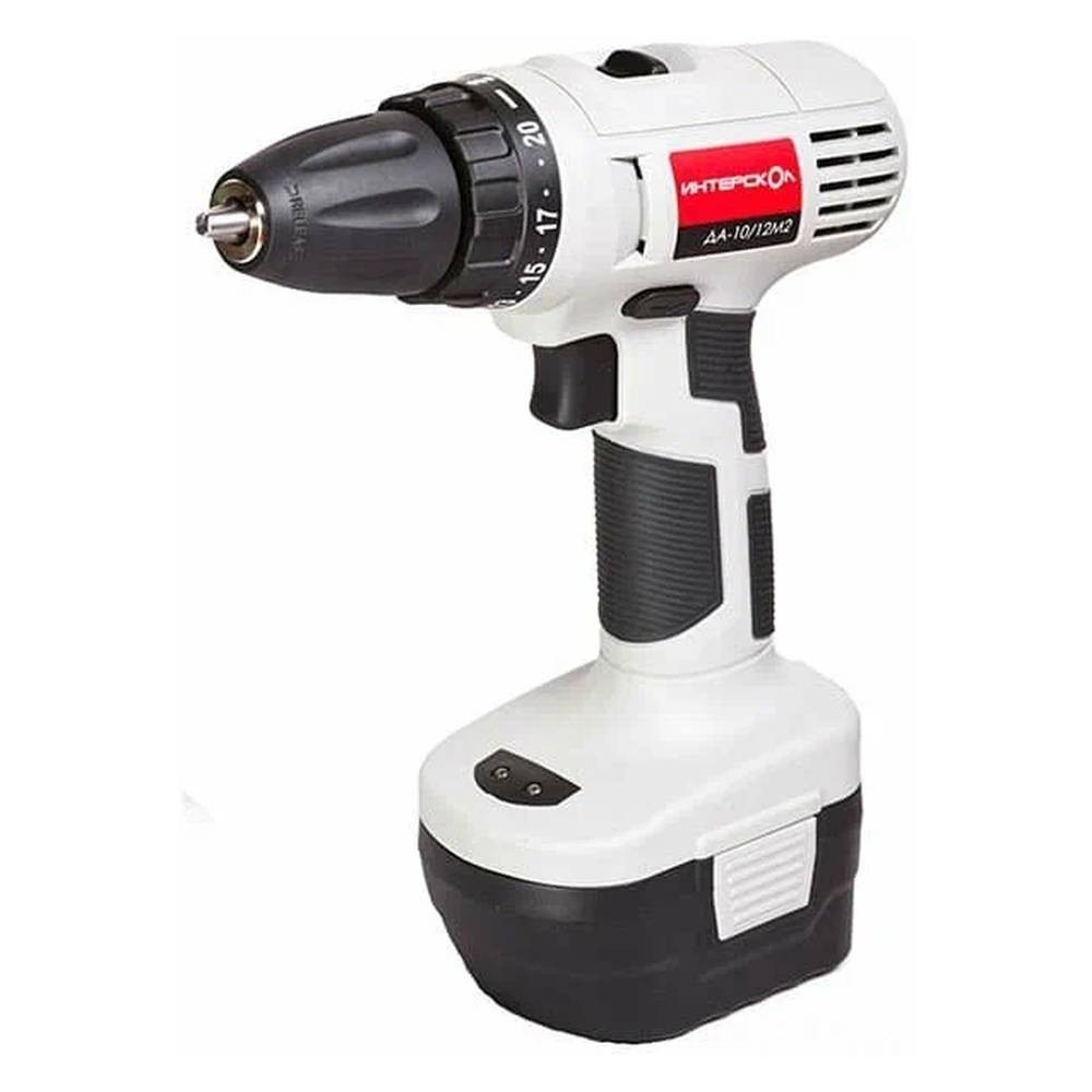 Аккумуляторная дрель-шуруповерт ИНТЕРСКОЛ ДА-10/12М2