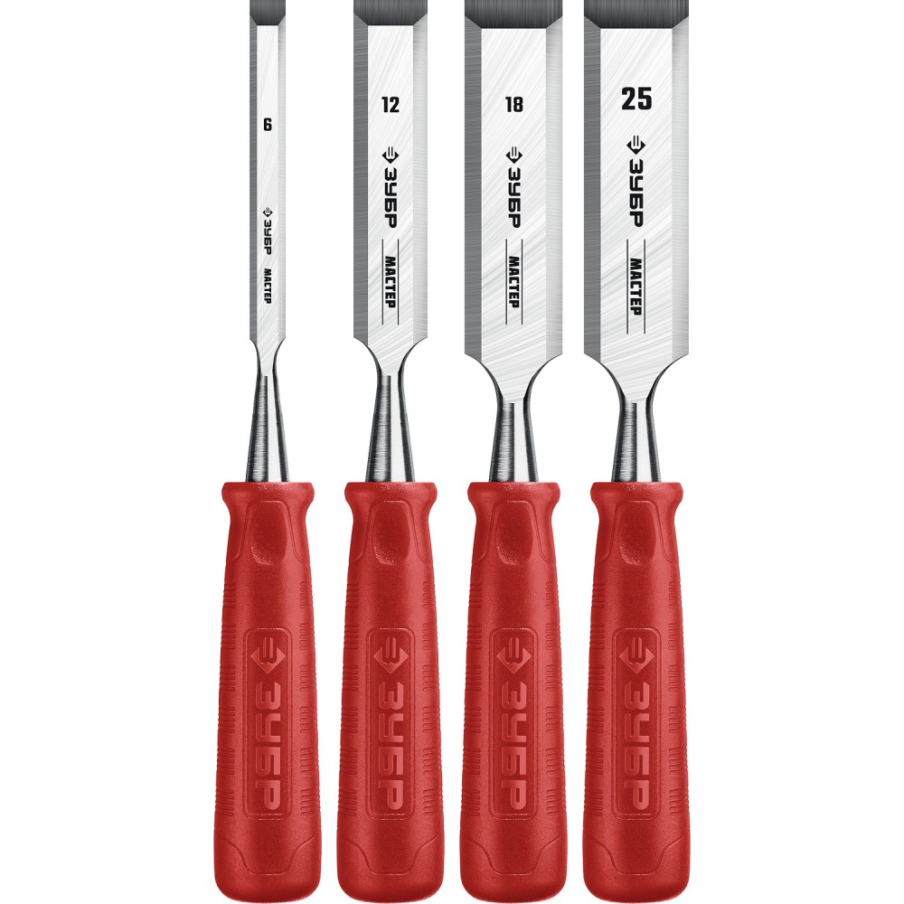 ЗУБР 4 шт, набор стамесок (18094-H4)