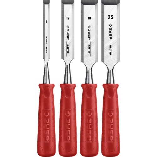 ЗУБР 4 шт, набор стамесок (18094-H4)