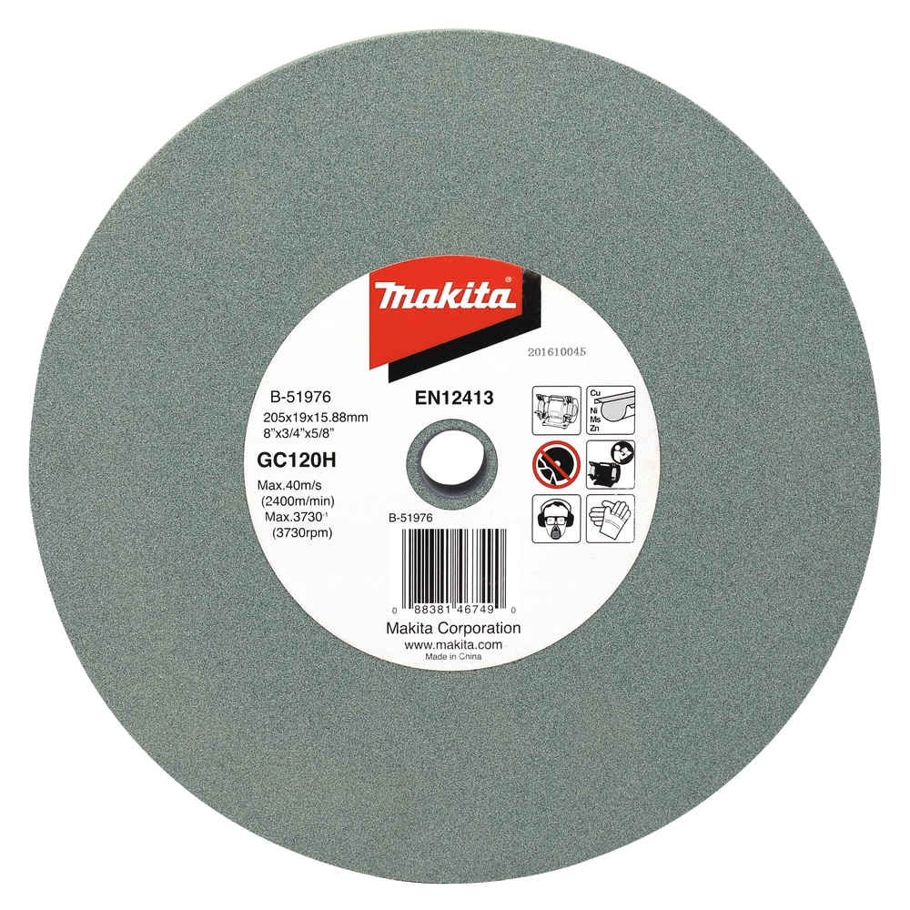 Круг шлифовальный Makita для электрических точил 205x19x15,88мм P120 ( B-51976)