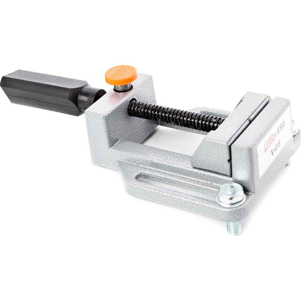 Тиски к стойке для дрели REDVERG 66мм V-66