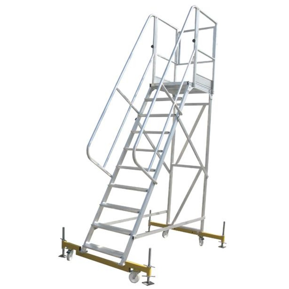 Вышка - стремянка разборная на колесах (150кг+150кг) MEGAL ВС2-2.5