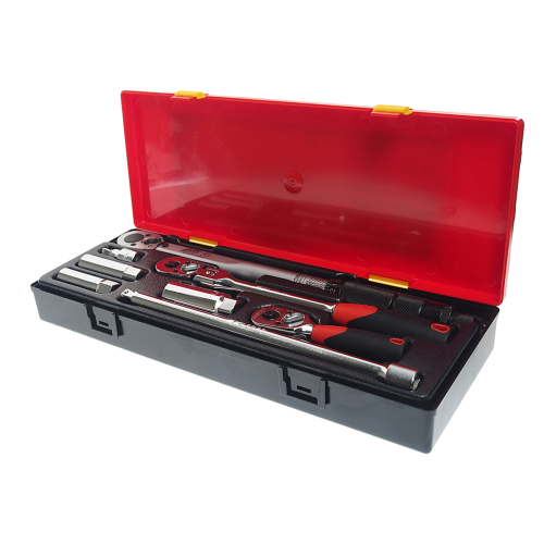 Набор головок для свечей зажигания с динамометрическим ключом 3/8" 8 предметов в кейсе JTC-K3084