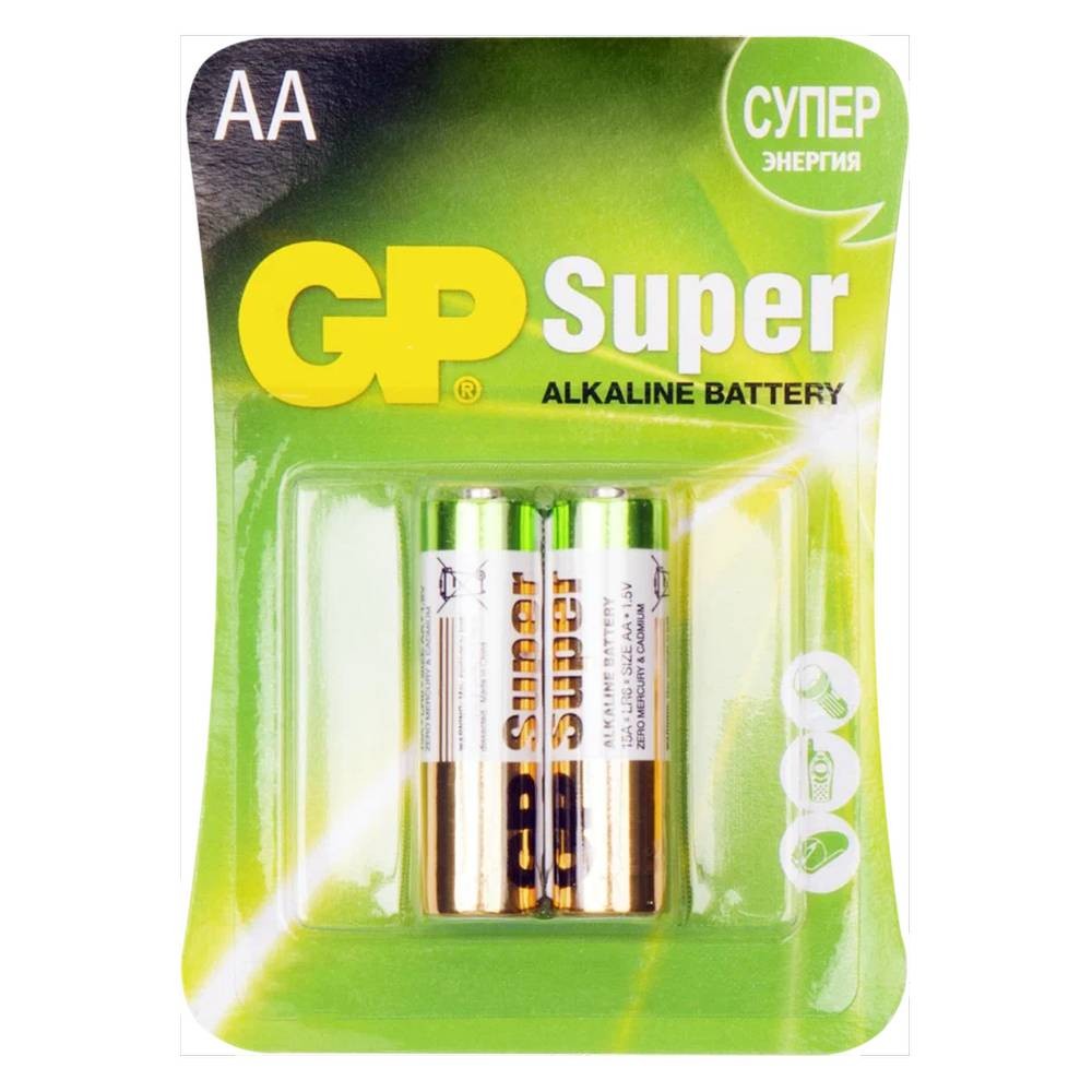 Элемент питания GP 15A/LR6 AABC2 2шт