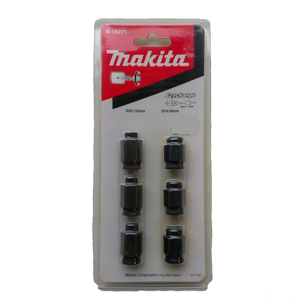 Набор адаптеров Makita Ezychange для коронок 14-30/32-152мм 6шт (B-16271)