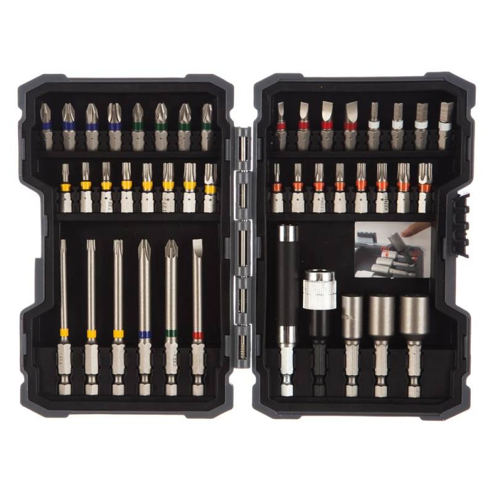 Набор бит Bosch + быстросменный держатель 43шт (164)