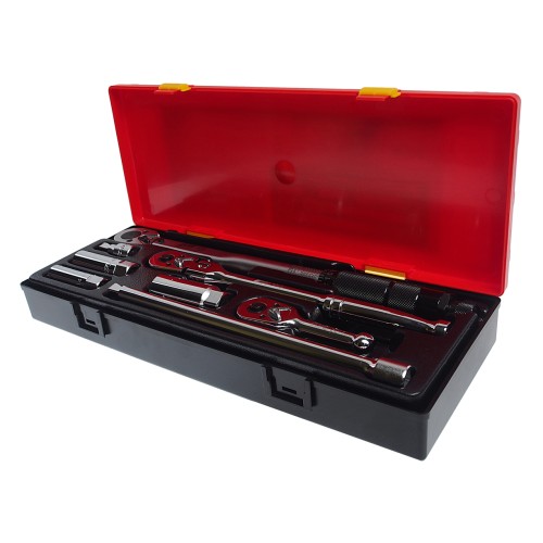 Набор головок для свечей зажигания с динамометрическим ключом 3/8" 8 предметов в кейсе JTC-K3083