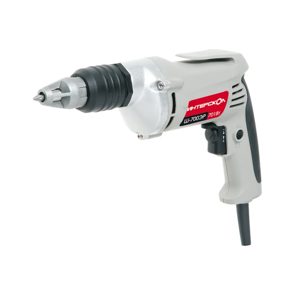 Сетевой шуруповерт ИНТЕРСКОЛ Ш-8/700ЭР