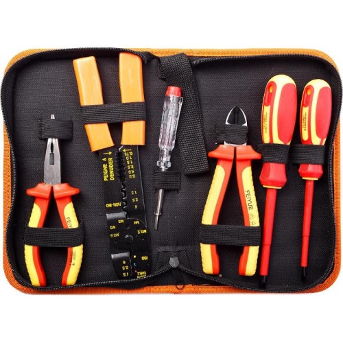 Набор электрика Квалитет "Сделай сам" 6 предметов (пенал)
