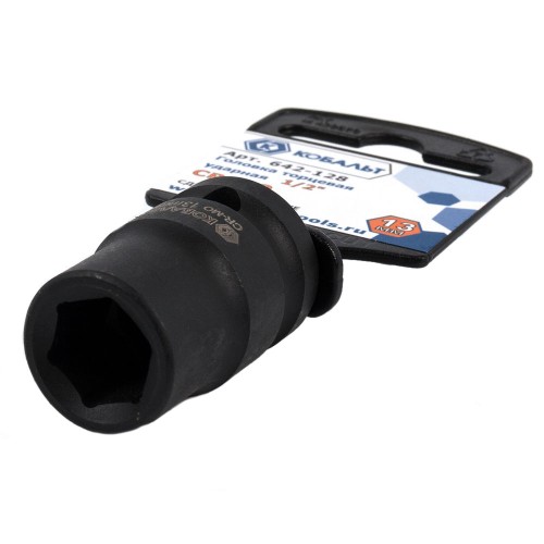 Головка торцевая Кобальт 1/2" 13мм ударная (642-128)