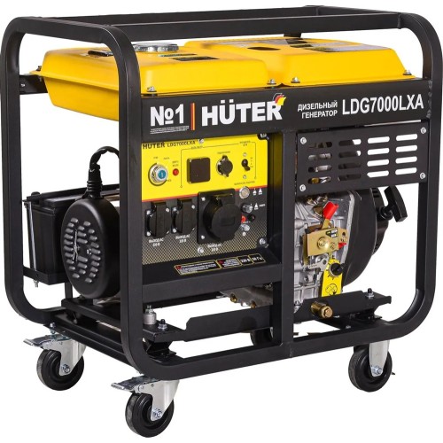 Электрогенератор дизельный LDG 7000LXА Huter