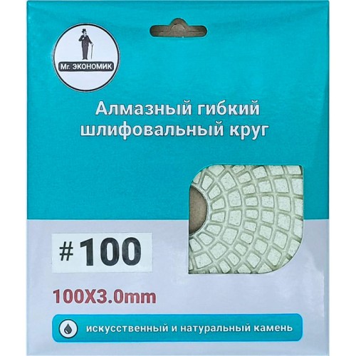 Круг шлифовальный по камню Mr. Экономик "Черепашка" №100 100мм