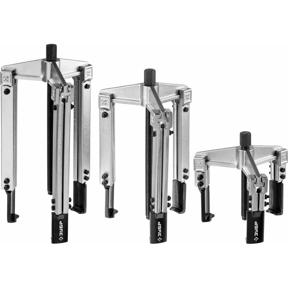 ЗУБР набор съемников со сменными захватами в кейсе, Профессионал (43305-H13)