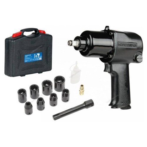 Пневмогайковерт ударный NORDBERG NP14085K (1/2", 850 Нм)