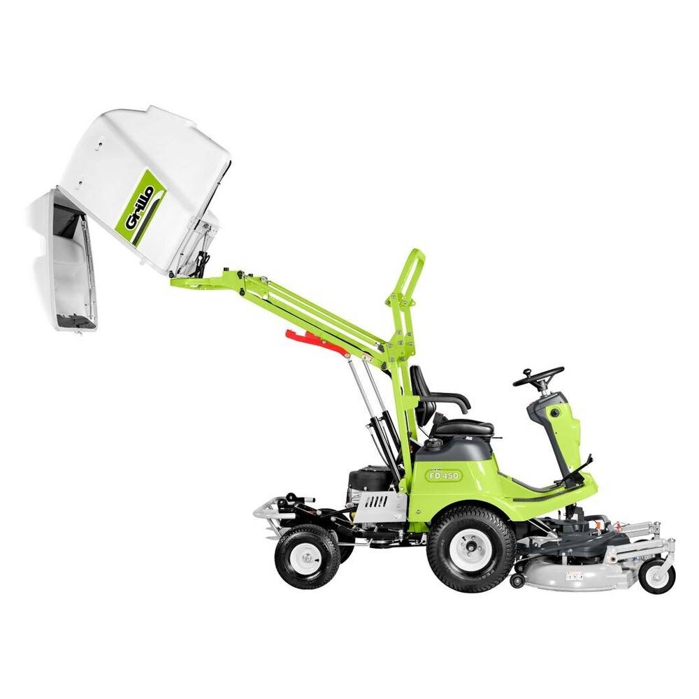 Grillo Садовый райдер FD 450 c фронтальной декой и встроенным травосборником