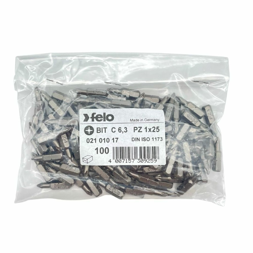 Felo Бита крестовая серия Industrial PZ 1X25, 100 шт 02101017
