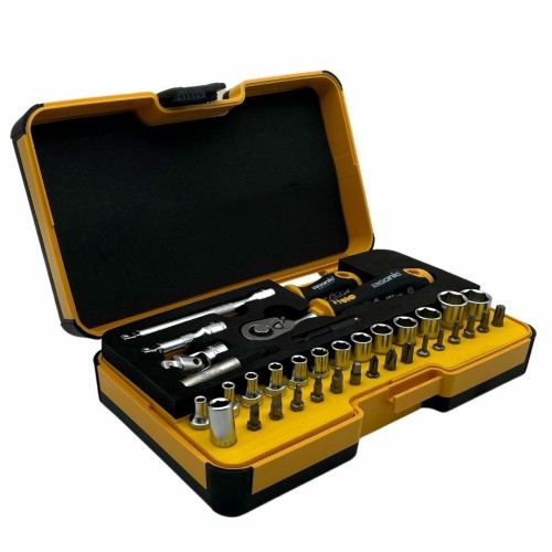 Felo Набор бит SL/ND/PH/Tx/SQ/BH/MS с трещоткой и рукояткой ERGONIC в кейсе, 36 шт 05783656