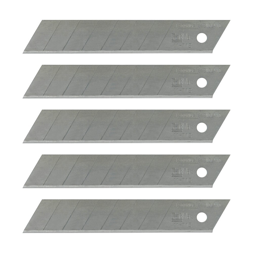 Лезвия сменные для ножа STANLEY FatMax 18мм 5шт 0-11-718