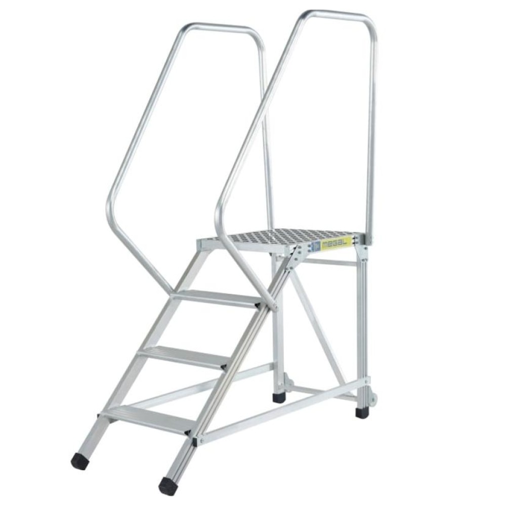Лестница подмости MEGAL ЛП-0,8 с двумя поручнями
