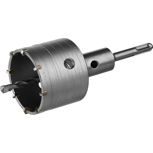 ЗУБР 73 мм, SDS - plus, 8Т, коронка по бетону с державкой, Профессионал (2918-73)