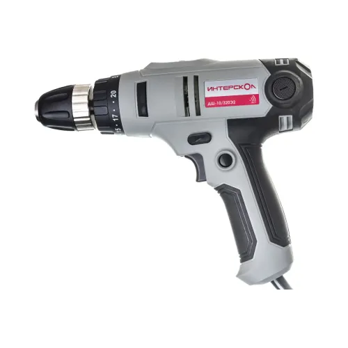 Сетевой шуруповерт ИНТЕРСКОЛ ДШ-10/320Э2